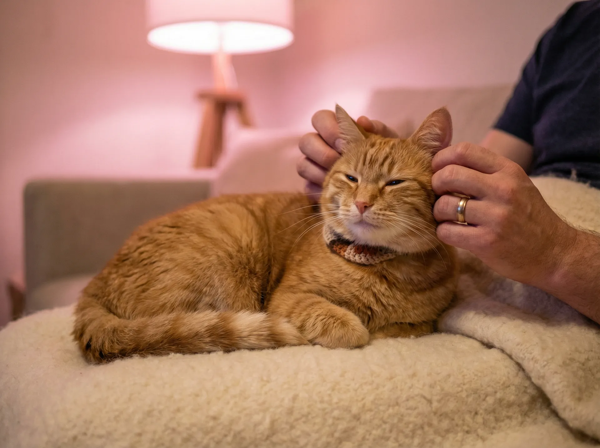 猫咪被温柔抚摸的幸福时刻 - 4399在线视频观看播放